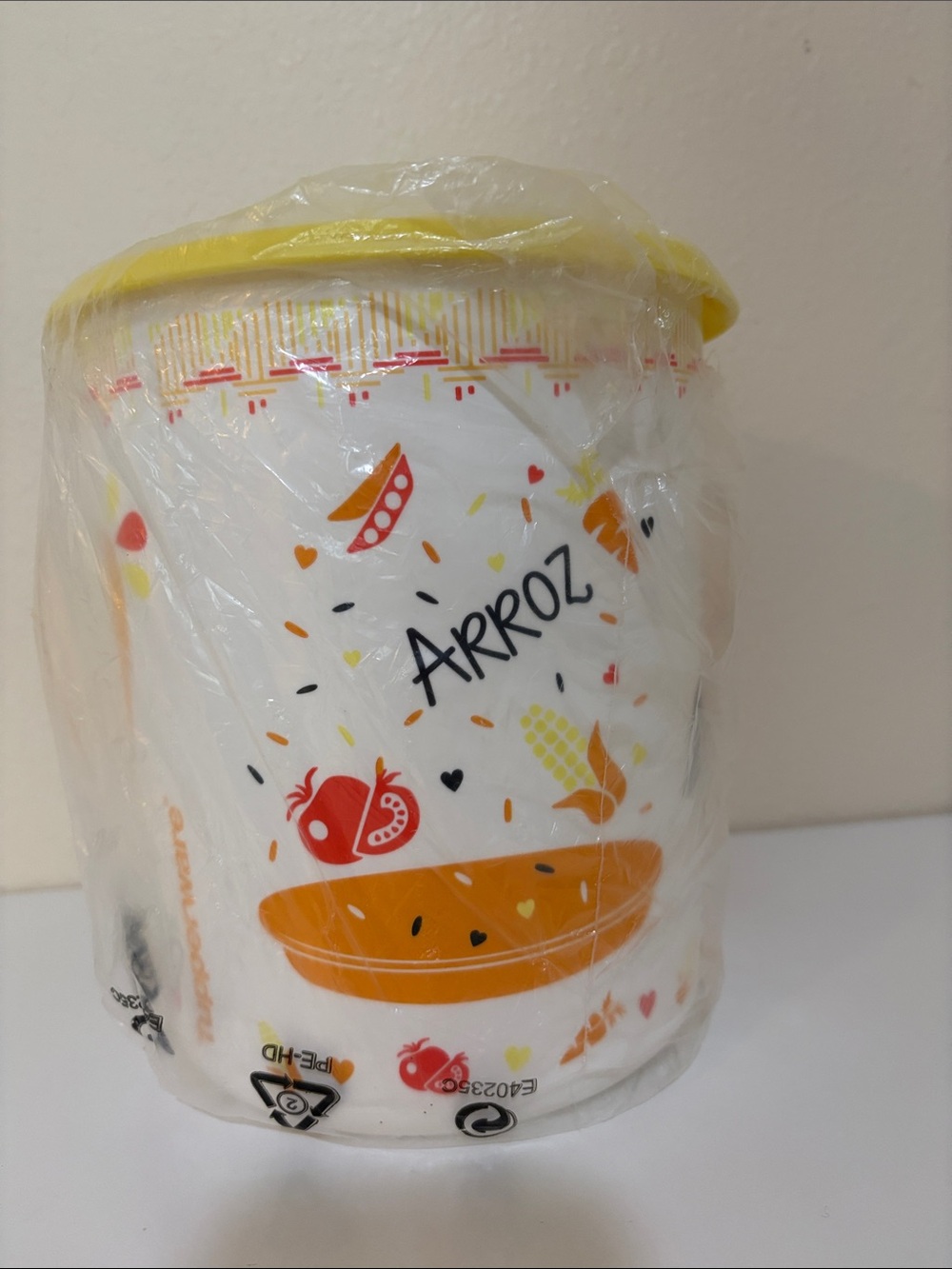 New Tupperware One Touch Canister with
 Arroz design for rice. - Picture 5 of 11